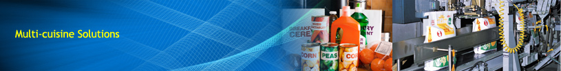 Customized solutions for food and beverage industries